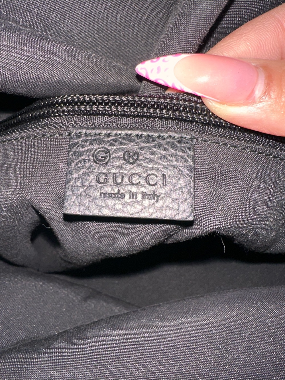 Gucci Black GG Monogram Sling Backpack - Picture 8 of 10